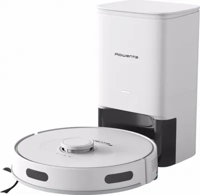 Produktbild von Rowenta X-Plorer Serie 75 S+ Saugroboter RR8587, Beutellos, Weiß, Rund, Staubbeutel, 3 Rad/Räder, 0,26 l