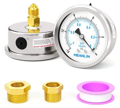 Obrázok produktu pre Manometer na meranie tlaku, rozsahu do 0 bar