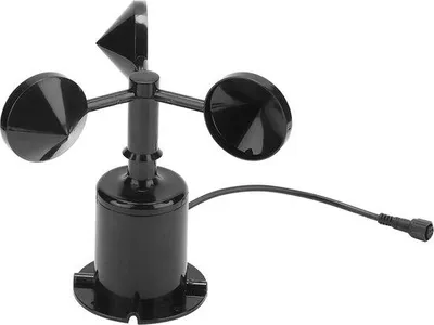 Zdjęcie produktu dla Miernik prędkości wiatru 0–70 m/s – czujnik prędkości wiatru z sygnałem wyjściowym – zasilanie 5–30 V DC – miernik prędkości wiatru do elektrowni wiatrowych