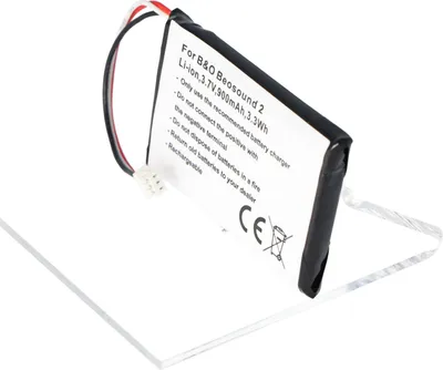 Produktbild von Akku passend für Bang & Olufsen Beosound 2, Li-Ion, 3,7V, 900mAh, 3,3Wh
