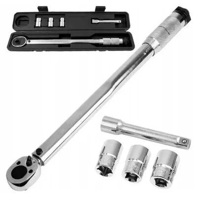 Obrázek produktu pro Niteo Tools TW348-201, momentový klíč s nástrčnými hlavicemi, rozsah 28-210 Nm