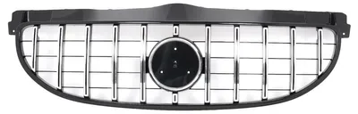 Imagen del producto de Máscara delantera, parrilla del radiador con diseño GTR para Smart ForFour W453, modelos 2014-2019.