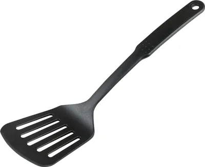 Produktbild von KESPER 86202 Pfannenwender mit Schlitzen 31 cm aus Kunststoff, schwarz