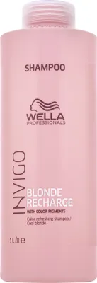 Produktbild von Wella Professionals Invigo Blonde Recharge Cool Blonde Shampoo Shampoo zur Wiederbelebung von kalten blonden Farbtönen 1000 ml