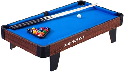 Produktbild von Pegasi Billardtisch 3ft Mini - Billiard Tisch 3ft - Mini Billardtisch - Billardtisch Klein - Pool Table für Kinder - Indoor - Platzsparend - Tragbar