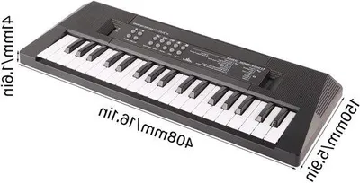 Image de Allecto Plus - Piano électronique à 37 touches avec fonction d'enregistrement via microphone pour enfants - Jouets musicaux