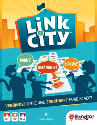 Produktbild von Link City – Kreatives Partyspiel zum Städtebau ab 8 Jahren