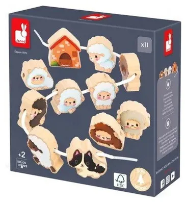 Produktbild von Janod Konstruktionsspielzeug Das Farm-Don-Sheep-Thema