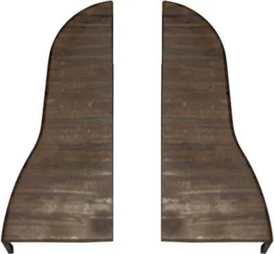 Produktbild von SN Deco - Sockelleisten Endkappen L+R 53.22 Wenge (2 Paar)
