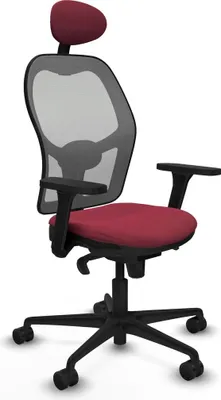 Produktbild von Bürostuhl mit Kopfstütze Jorquera Piqueras y Crespo 3D036N1 Granatrot