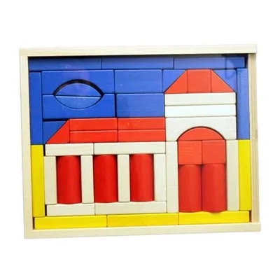 Produktbild von Ebert 205340 Baukasten Kirche - Holzbausteine