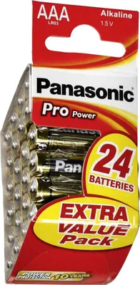 Zdjęcie produktu dla Panasonic Pro Power LR03PPG - Bateria 24 x AAA typu alkalicznego
