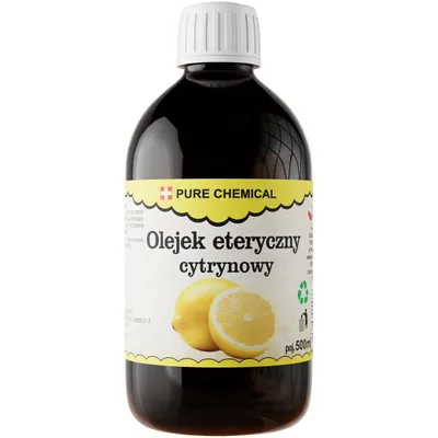 Produktbild von PURE CHEMICAL | Ätherisches | Zitronenöl | Natürlich, Energetisierend | ohne Zusätze | 500 ml