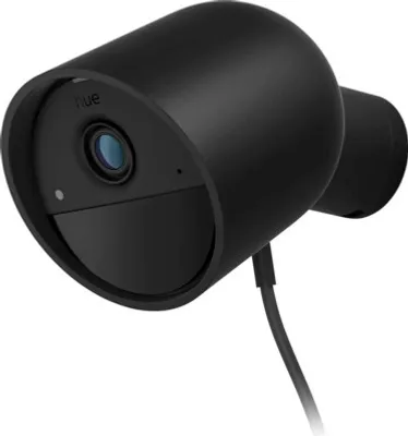 Produktbild von Philips Secure Kamera schwarz, kabelgebunden, IP-Sicherheitskamera, Innen & Außen, Verkabelt & Kabellos, Wand, Schwarz, Patrone (Form)