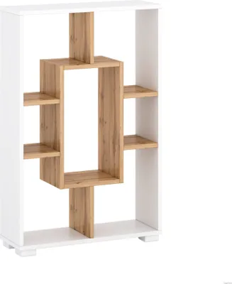 Produktbild von Bücherregal 90x60x20 cm Wand Boden weiß wotan
