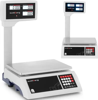 Zdjęcie produktu dla Waga Kontrolna Stołowa Sklepowa Magazynowa Lcd 30Kg / 5G