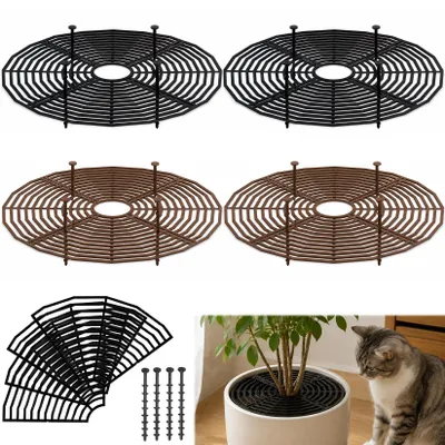 Produktbild von Blumentopfrost 30 cm, 4 Stück, zuschneidbar, für Blumentöpfe