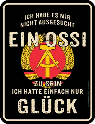 Produktbild von Fun - Fun-Schilder - Ossi Glück