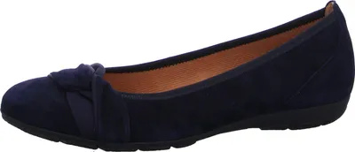 Produktbild von Gabor 04.165 Ballerinas - Damen Halbschuhe - Slipper blau Elegant NEU