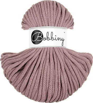 Zdjęcie produktu dla Bobbiny Premium 5 mm 50 m Mauve Sznurek