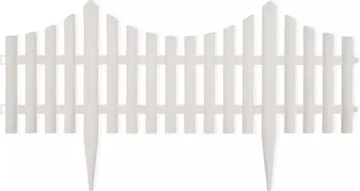 Image de vidaXL vidaXL - Bordure de pelouse - 17 - M - 10 - m - blanc