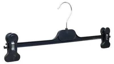 Image de Solidchoice - Lot de 20 cintres à vêtements avec pinces pour pantalons et jupes