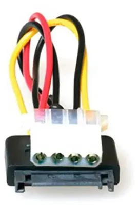 Obrázek produktu pro ACT AK3196, 0,15 m, SATA 15-pin, Molex (4-pin), Samec, Samice, Přímý