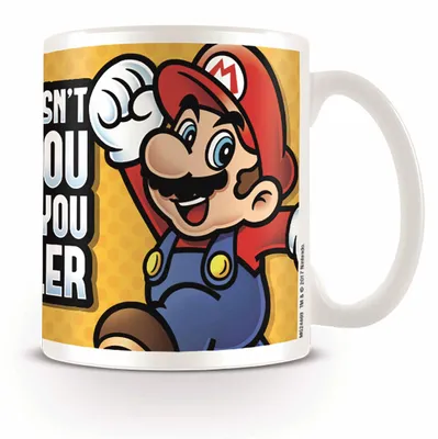 Keramik-Kaffeetasse Super Mario, 315 ml, mehrfarbig