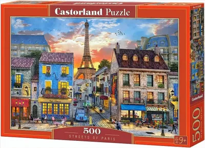 Image de Puzzle 500 pièces Les rues de Paris 52684