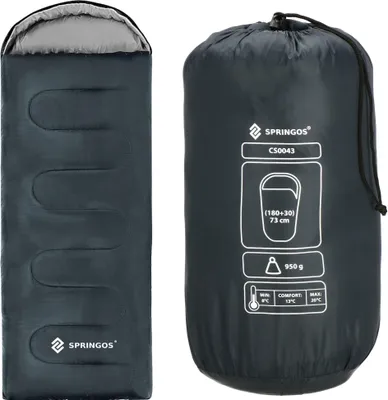 Image de Sac de couchage 73 x 210 cm avec sac de rangement Sac de couchage momie Outdoor pour la randonnée, le pique-nique, le camping et le festival Couverture avec capuche