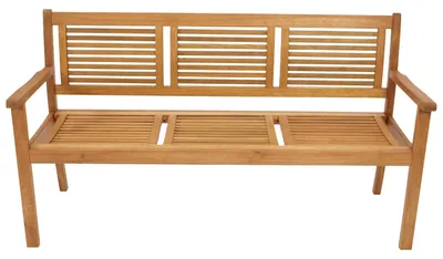 Produktbild von Gartenbank 3-sitzer 160 x 89,5 x 58 cm Eukalyptus