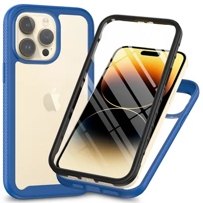 étui Bumper Antichoc 360 Degrés Coque 360° AICEK Pour Xiaomi Redmi 9 - Protection Intégrale Antichoc Avec Film écran Intégré - Noir Coque Intégrale Redmi 9 Noir