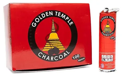 Zdjęcie produktu dla Tabletki węglowe Golden Temple – 4 cm