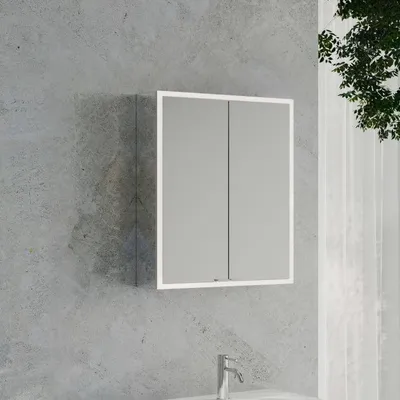 Productafbeelding van Kronenbach Cube 2.0 spiegelkast, 60 cm, wandmontage, met 2 deuren