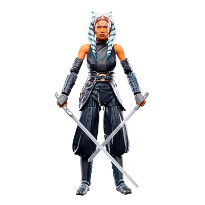 A Star Wars action figure of Ahsoka Tano.