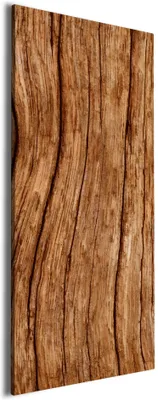 Produktbild von Wallario Premium Leinwandbild Holzstamm in Größe 30 x 75 cm