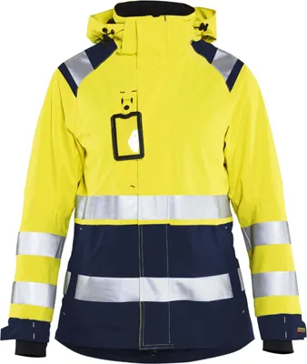 Produktbild von Blakläder Warn- und Wettershelljacke Damen 49041987 gelb/marine Uni, M