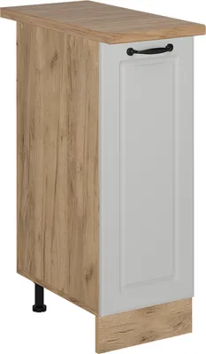 Image de Meuble de cuisine Vicco R-Line Blanc campagne 30cm , PT Chêne, Model 53388