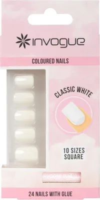 Produktbild von Famanu Kunstnägel Weiß - 24 Stück