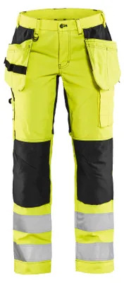 Obrázek produktu pro Dámské reflexní kalhoty Blakläder 71631811, žluté/černé, reflexní žlutá, velikost 42