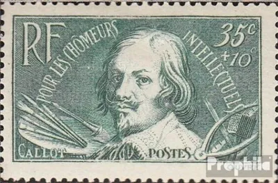 Produktbild von Briefmarken Frankreich 1938 Mi 417 gestempelt Geistesarbeiter