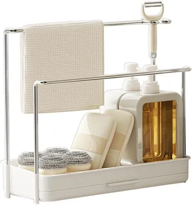 Produktbild von Gootsteenorganizer aus Metall für Küche und Badezimmer