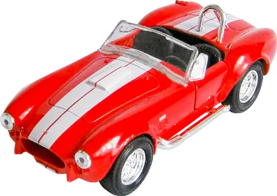 Immagine prodotto di 1965 Shelby Cobra 427 S/C modello di auto in metallo modello di auto giocattolo 86 (rosso)
