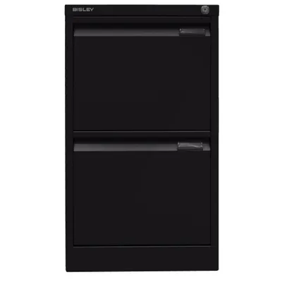 Produktbild von BISLEY Hängeregistraturschrank Maße: 41,3 x 71,1 x 62,2 cm (B x H x T) Werkstoff: Stahl Farbe: schwarz