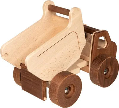 Produktbild von GOKI nature Holz Muldenkipper LKW Massivholz