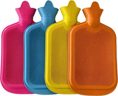 Produktbild von EWANTO Wärmflasche Bettflasche 1000 ml für Kinder und Erwachsene mit zufälliger Farbe WFW-01