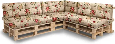 Obrázek produktu pro Polštáře na palety, polštáře na zahradní pohovky, sedáky, N_PPI (3x sada sedáků 120x80 + opěradlo 120x40, květiny)