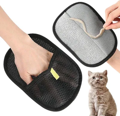 Image de INF Gant de Retrait des Poils d'Animaux - Double Face, Réutilisable