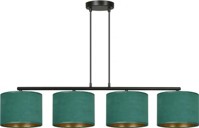 Immagine prodotto di Lampadario Emibig 4xE27 60W HILDE 4 BL GREEN 1051/4