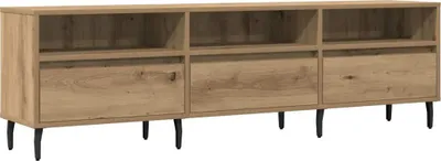 Image de vidaXL Armoire TV Artisan-Chêne 150x30x44,5 cm Bois composite